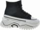 Pantofelek24 Czarne creepersy na platformie /F9-3 9560 S589/ 38 3