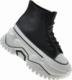 Pantofelek24 Czarne creepersy na platformie /F9-3 9560 S589/ 38 4