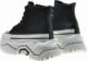 Pantofelek24 Czarne creepersy na platformie /F9-3 9560 S589/ 38 7