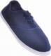Pantofelek24 Sznurowane męskie tenisówki Granatowe /D6-1 11709 T193/ 41 1
