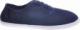 Pantofelek24 Sznurowane męskie tenisówki Granatowe /D6-1 11709 T193/ 41 1