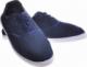 Pantofelek24 Sznurowane męskie tenisówki Granatowe /D6-1 11709 T193/ 41 4