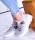 Pantofelek24 Szare buty sportowe z białą podeszwą /E6-3 8322 S592/ 37 2