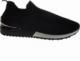 Pantofelek24 Wsuwane elastyczne buty sportowe Czarne /D1-3 8163 S306/ 40 2