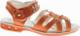 Pantofelek24 Pomarańczowe dziewczęce sandały paseczki /E2-2 9093 S096/ 26 1