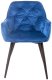 Homla HOMLA CHERRY Krzesło granatowe 57x63x84 cm 2