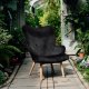 Homla HOMLA MOSS Fotel czarny 72x96 cm 3