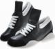 Pantofelek24 Czarne sneakersy na niskim koturnie /B2-3 9721 S190/ 36 12