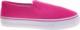 Pantofelek24 Fuksjowe tenisówki slip'on na platformie /D9-2 11657 S192/ 37 2
