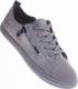 Pantofelek24 Sznurowane szare tenisówki /E9-3 DD1859-4 T296/ 39 2