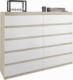 Mobene KOMODA MODERN R-140-S10 SONOMA MIX 1