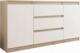 Mobene KOMODA 140 SZAFKA 3 SZUFLADY 2 PKI SONOMA MIX R140S3 MOBENE PL 1
