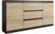 Mobene KOMODA 140 SZAFKA 3 SZUFLADY 2 PKI WENGE MIX SONOMA R140S3 MOBENE PL 1