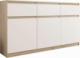 Mobene KOMODA 98CM SZAFKA 3 SZUFLADY SONOMA MIX S3 PL Mobene 1