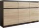 Mobene KOMODA 98CM SZAFKA 3 SZUFLADY WENGE MIX SONOMA S3 PL Mobene 1