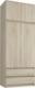 Mobene Mobene Szafa garderoba 90cm 2d 2sz sonoma nadstawka B-9N 1