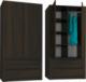 Mobene Mobene Szafa garderoba 90cm 2d 2sz wenge B-20 1