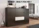 Mobene KOMODA 140CM SZAFKA 4 SZUFLADY 2 PÓŁKi WENGE POŁYSK R140S4 MOBENE 5