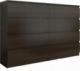 Mobene NOWOCZESNA KOMODA 140CM SZAFKA 8 SZUFLAD WENGE PL R140S8 MOBENE 1