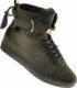 Pantofelek24 Jesienne trampki damskie z kłódką Oliwkowe /F4-3 9444 S293/ 36 6