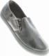 Pantofelek24 Srebrne trampki damskie slip'on /E10-1 8433 S195/ 39 2