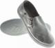Pantofelek24 Srebrne trampki damskie slip'on /E10-1 8433 S195/ 39 5