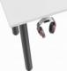 Biurko YRKE Platinium Białe 160 cmx60 cm Blat 36mm 8
