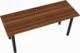 Biurko YRKE Iron Orzechowe 100 cm x 60 cm 1