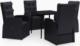 vidaXL vidaXL 5-częściowy zestaw mebli ogrodowych z poduszkami, czarny 2