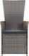 vidaXL 7-częściowy zestaw mebli ogrodowych z poduszkami, szary 4