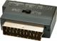Adapter AV Lindy Scart - RCA (Cinch) x3 + S-Video czarny (35628) 2