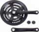 Amar Mechanizm korbowy COMFORT 28-38-48T 170mm czarny z osłoną 1