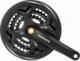 Shimano Mechanizm korbowy Shimano Altus FC-M311 C888CL 170 mm 48x38x28 z osłoną czarny Uniwersalny 1