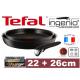 Patelnia Tefal zestaw Titanium Excellence 26 22cm 1