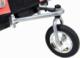 Funfit Przyczepka rowerowa z amortyzatorem 2-osobowa czerwona 6