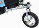 Funfit Przyczepka rowerowa z amortyzatorem 2-osobowa +JOGGER niebieska 5