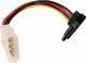SATA/4pin, łamany, 0.2m 1
