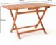 WideShop MEBLE DREWNIANE OGRODOWE ZESTAW 1 STÓŁ + 4 KRZESŁA 4