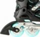 Rolki Nils Extreme NA14174A rekreacyjne regulowane czarne r. 39-42 5