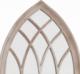 vidaXL vidaXL Lustro ogrodowe, piaskowe, 70x30 cm, żelazne 5