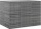 Skrzynia ogrodowa vidaXL vidaXL Skrzynia na poduszki ogrodowe, rattan PE, 145x100x103cm, szara 1