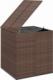Skrzynia ogrodowa vidaXL vidaXL Skrzynia na poduszki ogrodowe, rattan PE, 100x97,5x104 cm, brąz 2