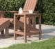 vidaXL vidaXL Stolik ogrodowy Adirondack, biały, 38x38x46 cm, HDPE 1