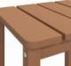 vidaXL vidaXL Stolik ogrodowy Adirondack, biały, 38x38x46 cm, HDPE 4