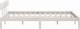 vidaXL 810163 Bed Frame White Solid Wood Pine 180x200 cm 6FT Super King 5