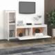 vidaXL vidaXL Szafki pod TV, 2 szt., białe, lite drewno sosnowe 2
