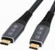 Kabel USB Reagle USB-C - USB-C 1.8 m Czarny 1