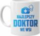Koszulkowy Najlepszy doktor we wsi - kubek z nadrukiem 1