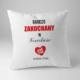 Koszulkowy Produkt personalizowany - Bardzo zakochany w... - poduszka z nadrukiem 2