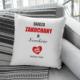 Koszulkowy Produkt personalizowany - Bardzo zakochany w... - poduszka z nadrukiem 4